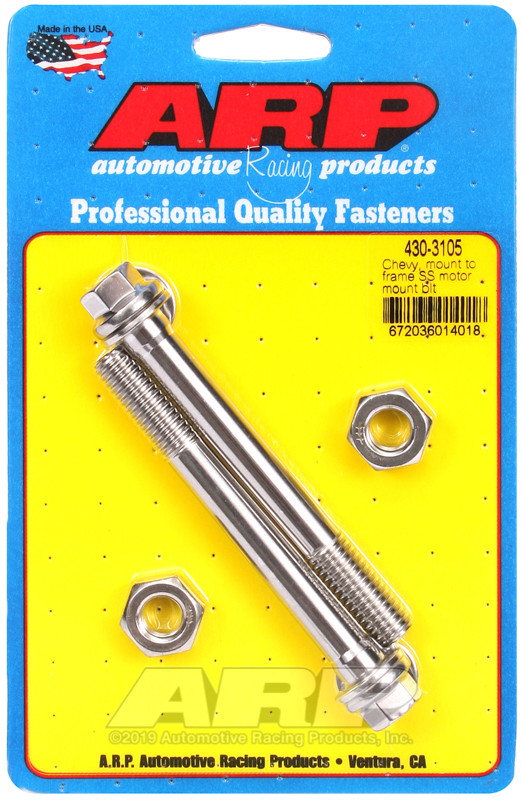 ARP Chevy Mount to Frame SS Motor Mount Bolt Kit - 430-3105 Photo - Primary