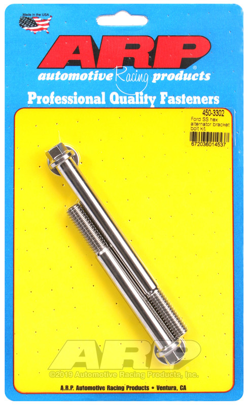ARP Ford SS Hex Alternator Bracket Bolt Kit - 450-3302 Photo - Primary