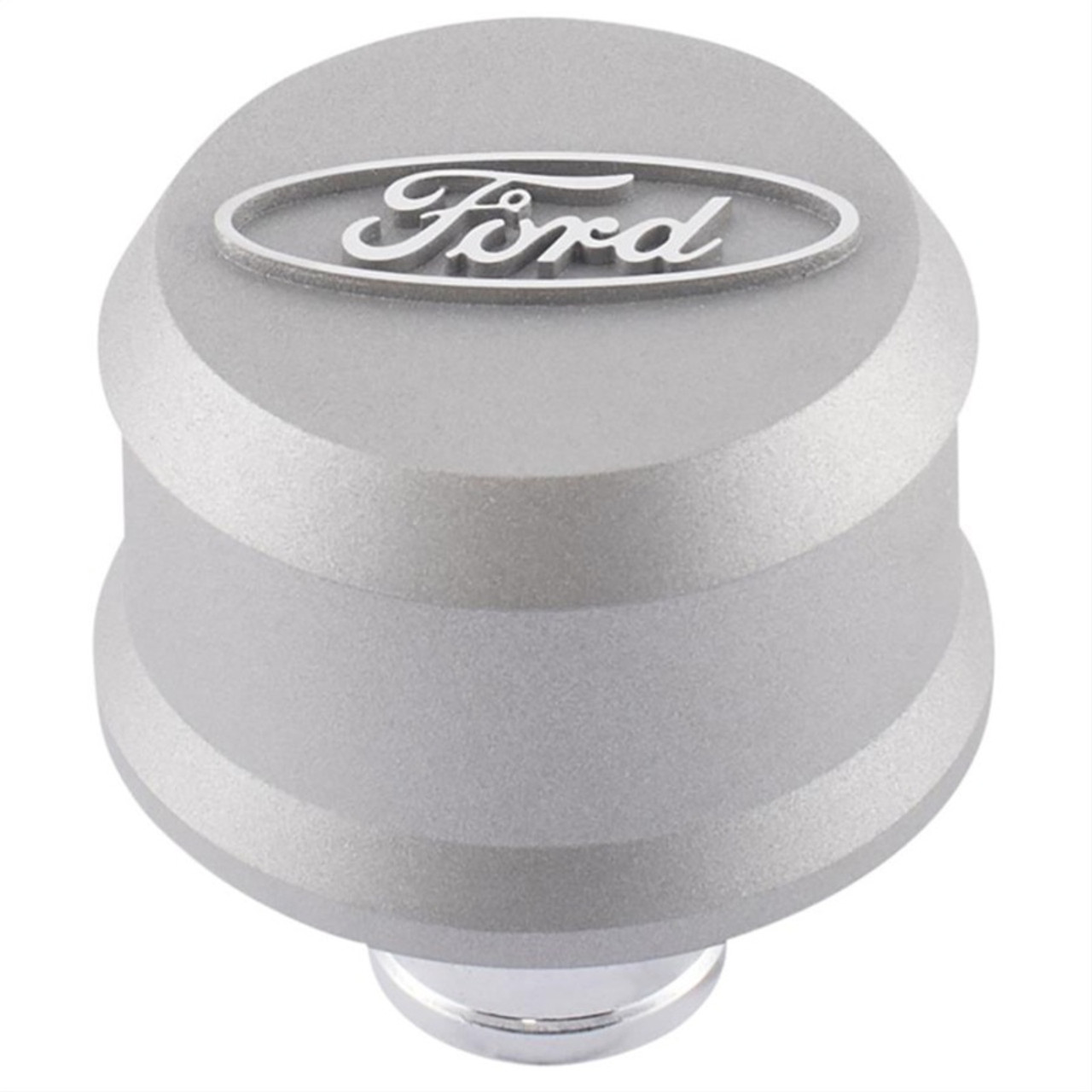 Ford Racing Grey Breather Cap w/ Ford Logo - 302-437 Photo - Primary