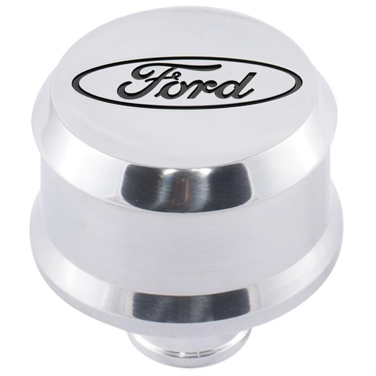 Ford Racing Slant Edge Breather - Polished - 302-438 Photo - Primary
