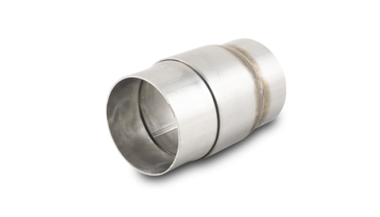 Vibrant SS Slip Joint Adapter for 2.5in OD Tubing (2 Piece Assembly) Welded - 13293 Photo - Primary