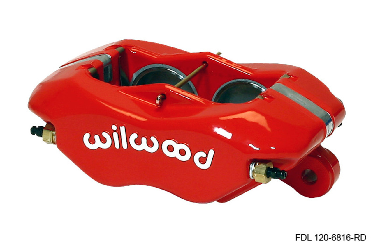 Wilwood Caliper-Forged Dynalite-Red 1.75in Pistons .81in Disc - 120-6816-RD Photo - Primary