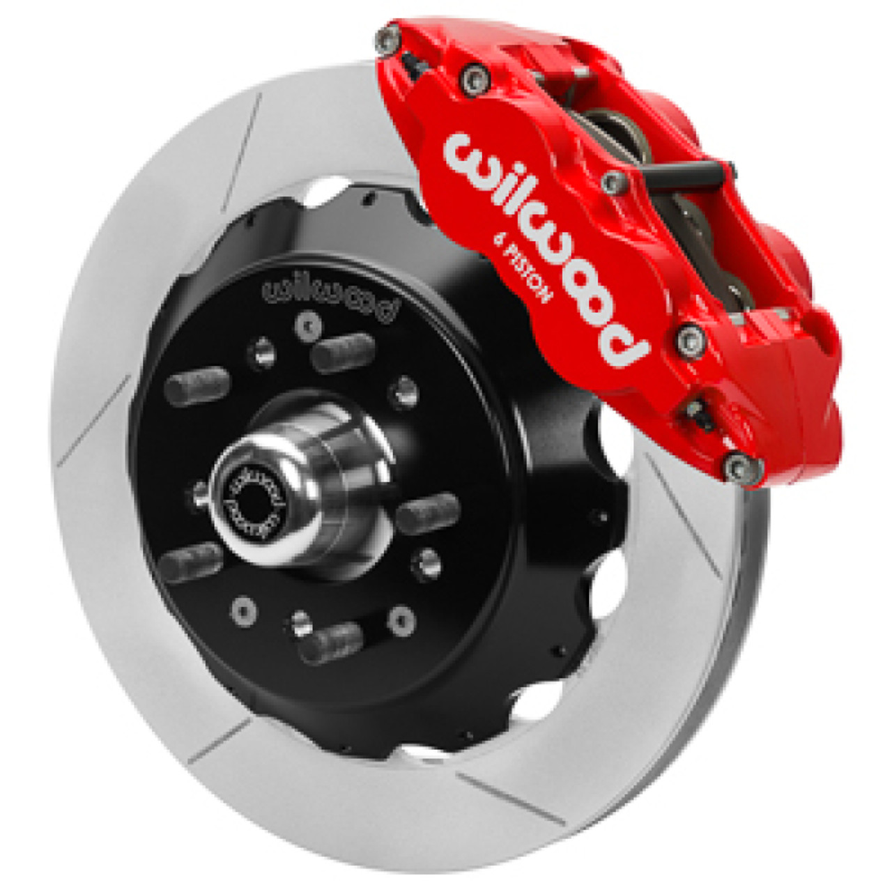 Wilwood Forged 6 Piston Red Superlite Caliper, GT 48 Vane Spec37 Slotted Rotor - 12.88x1.25 - 140-17088-R User 1