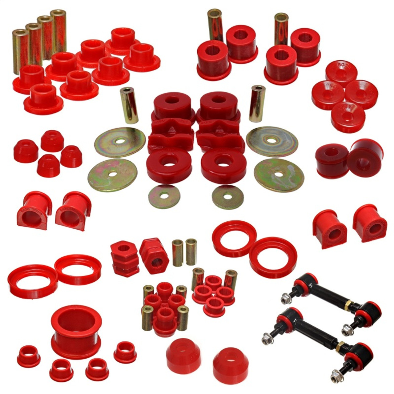 Energy Suspension 97-01 Honda CR-V Master Bushing Set - Red - 16.18116R Photo - Primary