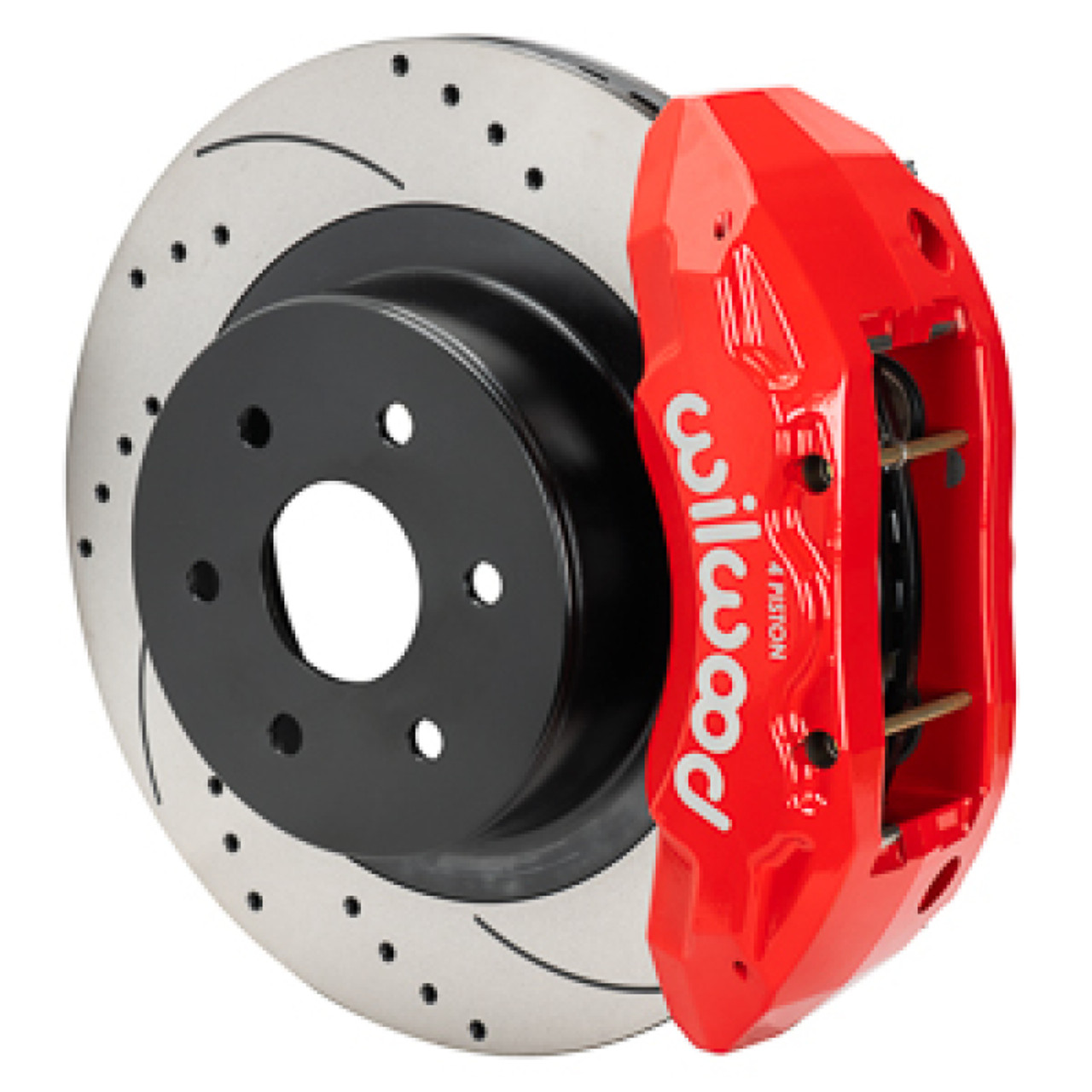 Wilwood 99-18 Chevy Silverado/GMC Sierra 16x1.25 D&S Rotor TX4R 4 Piston Rear Brake Kit - Red - 140-16861-DR User 1