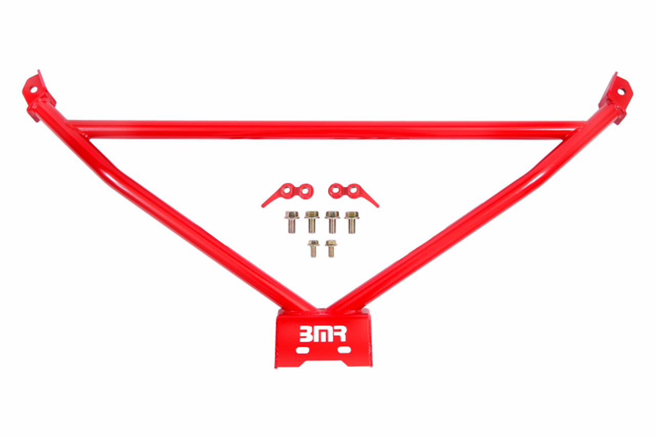 BMR 78-87 G-Body Front Reinforcement Chassis Brace Red - CB460R Photo - Primary