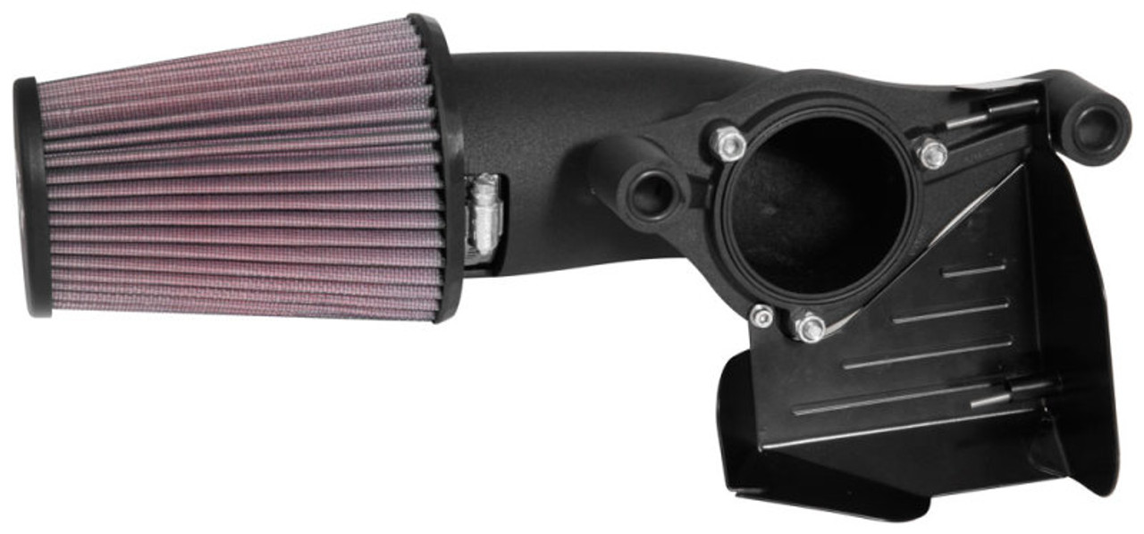 K&N FIPK H/D Touring Models 2017-2018 BLACK Performance Air Intake System - 57-1138 Photo - lifestyle view