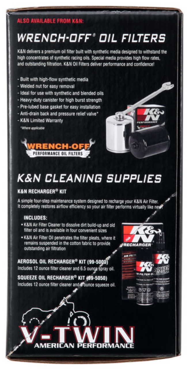 K&N FIPK H/D Touring Models 2017-2018 BLACK Performance Air Intake System - 57-1138 Photo - in package