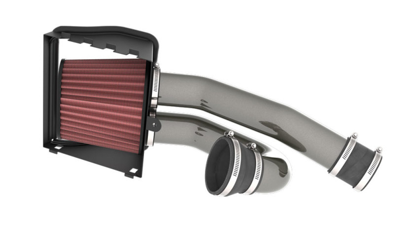K&N 2015-22 Ford F-150 3.5L V6 Performance Air Intake System - 77-2617KC Photo - lifestyle view