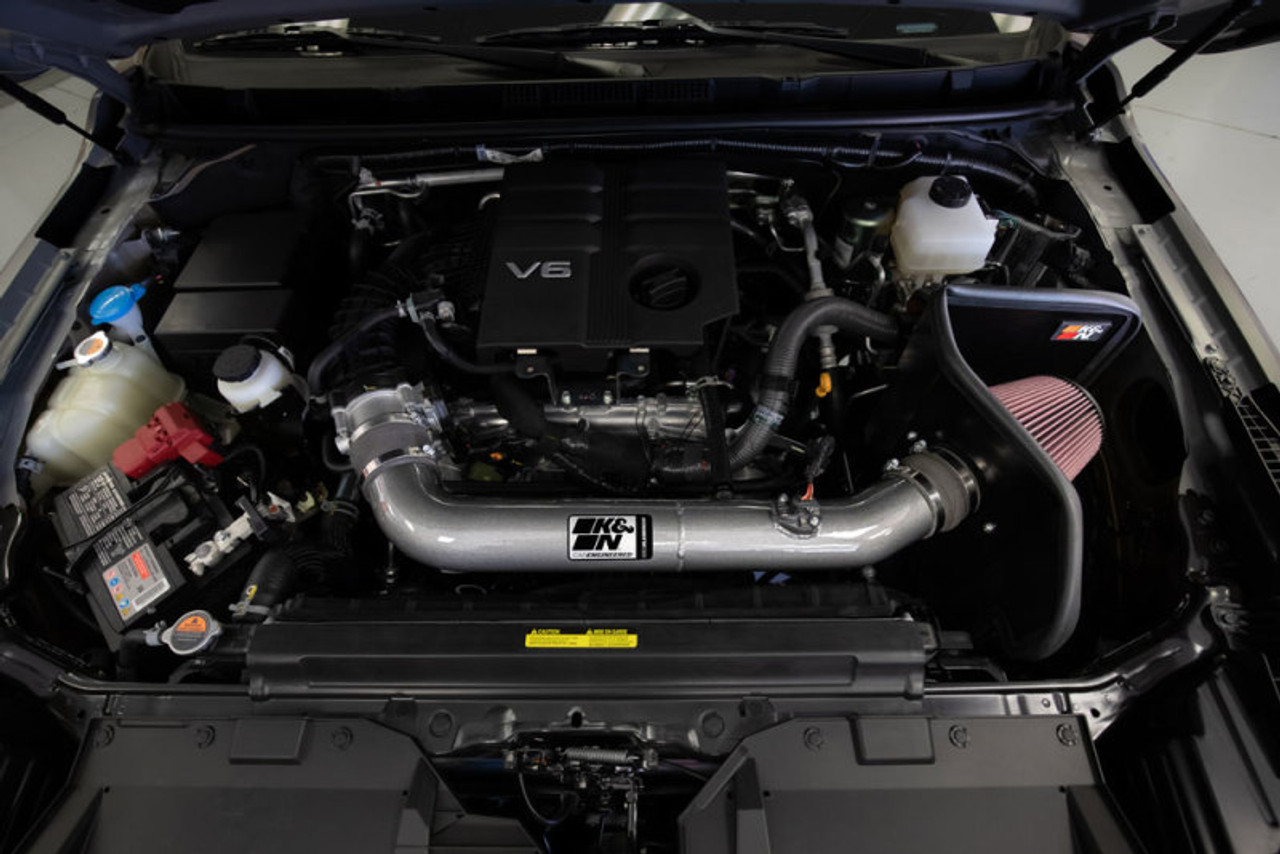 K&N 2022 Nissan Frontier V6 3.8LPerformance Air Intake System - 77-6018KC Photo - Mounted