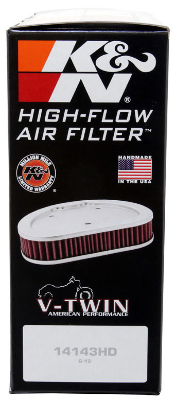 K&N Harley Davidson EVO 1990-1999 Air Filter - HD-1390 Photo - in package