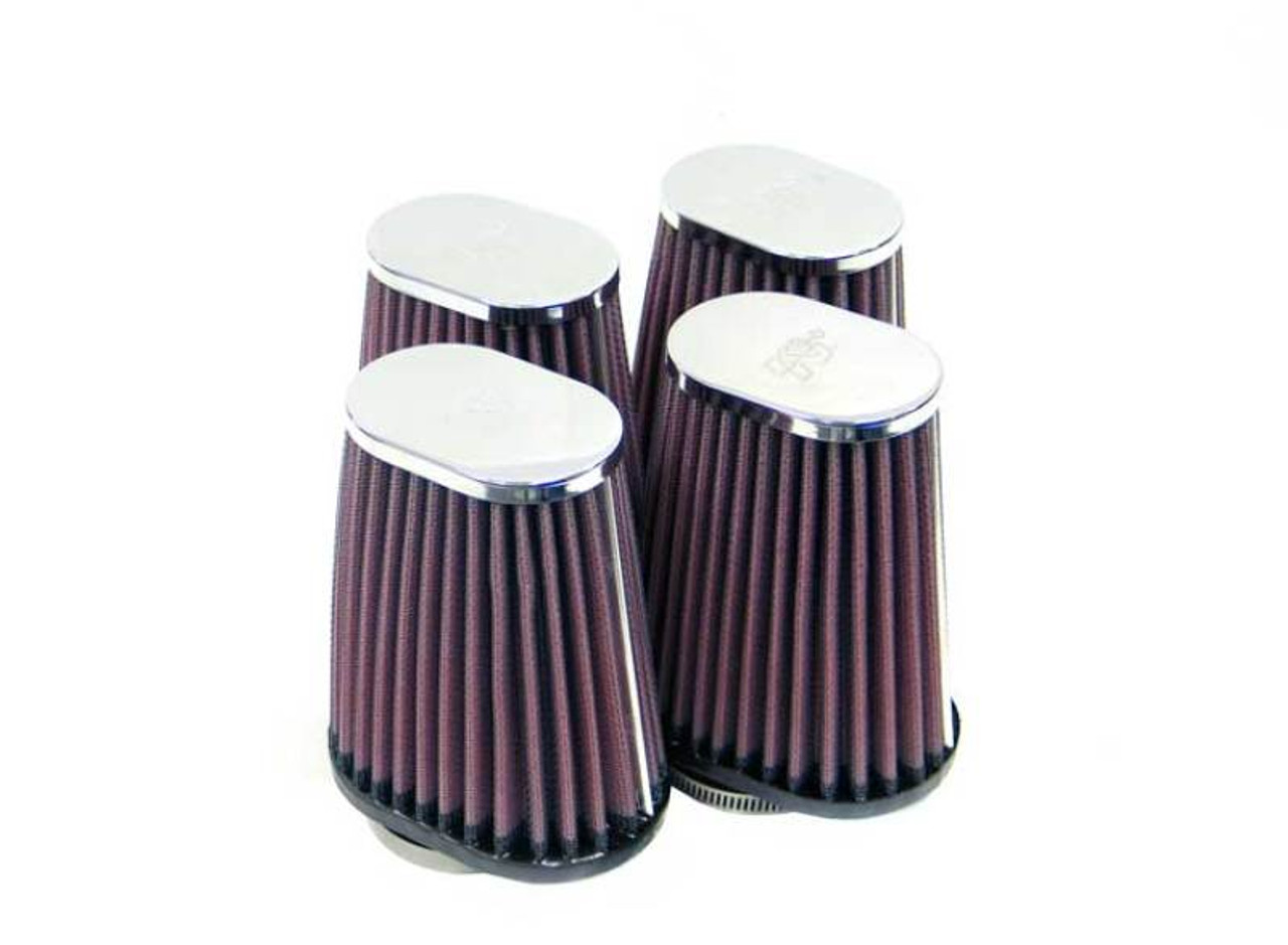 K&N 2in FLG 4 X 2-3/4in B 2 X 3in T 5in L (4 PER BOX) Universal Clamp-On Air Filter - RC-2774 Photo - Primary