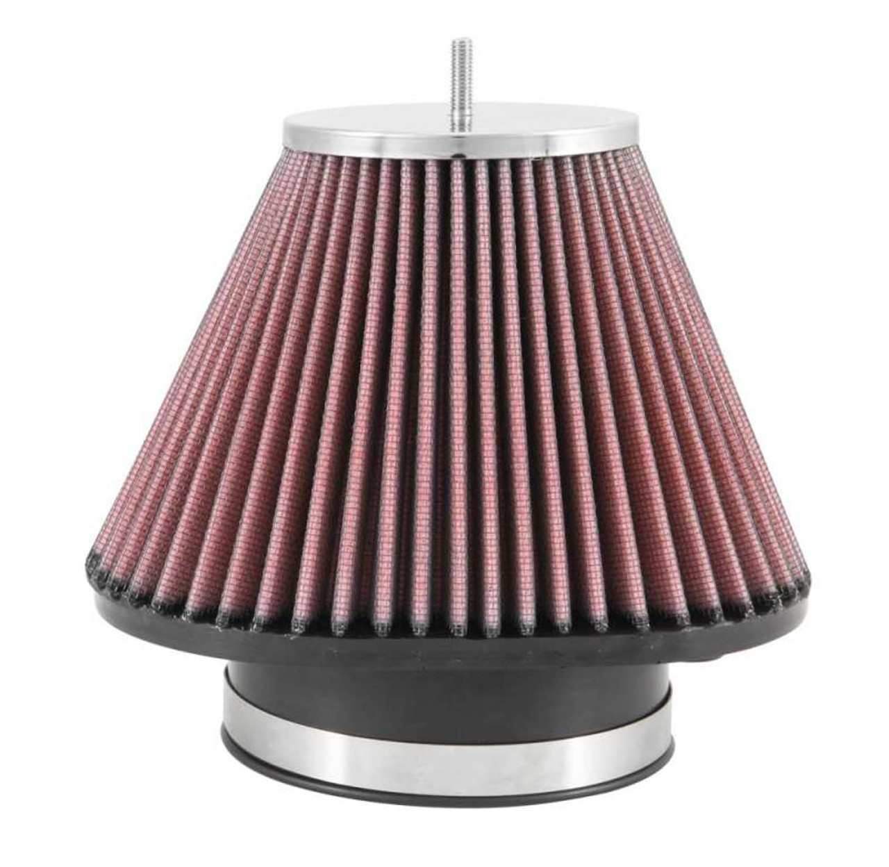 K&N Universal Clamp-On Air Filter 3.938in FLG 7.125in X 5.313in Base 3.5in Top w/ Stud 5in Height - RC-5056 Photo - out of package