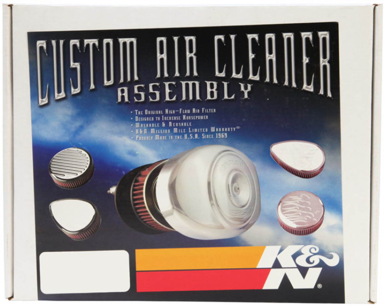K&N Street Metal Intake System - Weld Intake System-Harley Davidson - RK-3901 Photo - in package