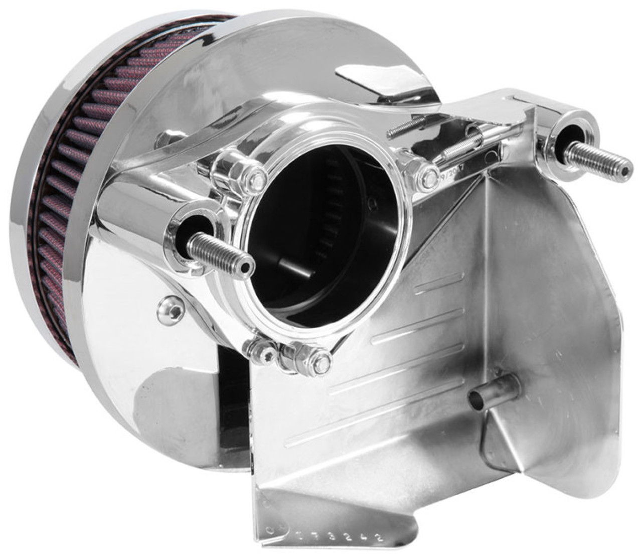 K&N Street Metal Intake System - Hammer- Chrome Intake System-Harley Davidson - RK-3954 Photo - lifestyle view