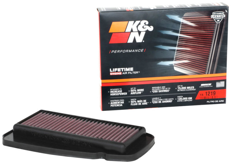 K&N Yamaha YZF R125 2019 Replacement Air Filter - YA-1219 Photo - out of package