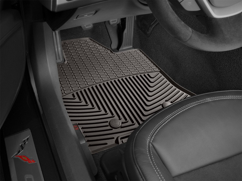 WeatherTech 11-13 Infiniti QX / 14-18 QX80 / 17-18 Nissan Armada Front Rubber Mats - Cocoa - W445CO Photo - Primary