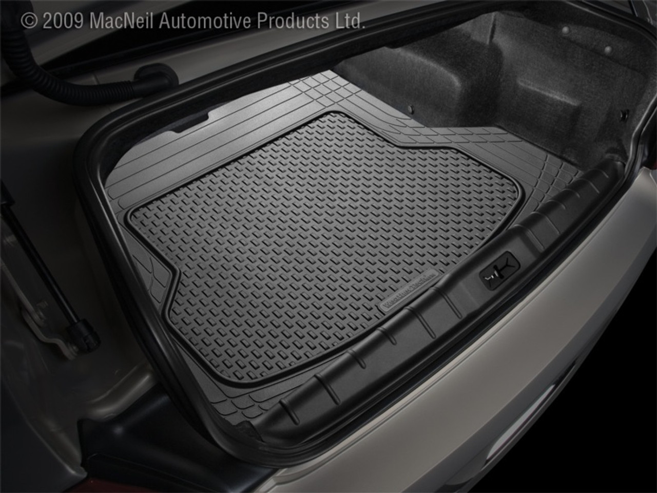 WeatherTech Universal Front and Rear Trim-to-fit mat - Grey - 11AVMSGX2 Photo - Mounted