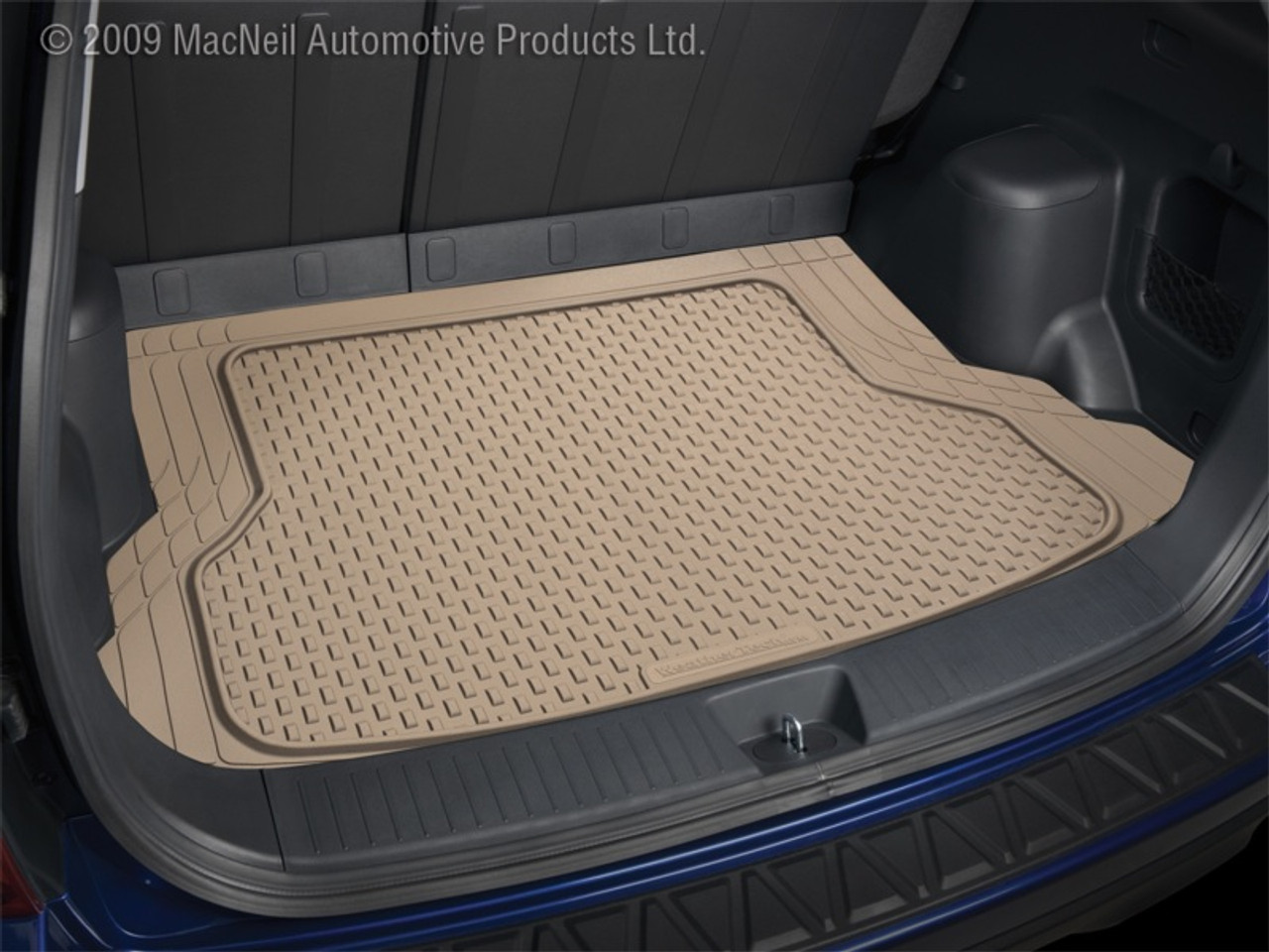 WeatherTech Universal Front and Rear Trim-to-fit mat - Tan - 11AVMSTX2 Photo - Mounted