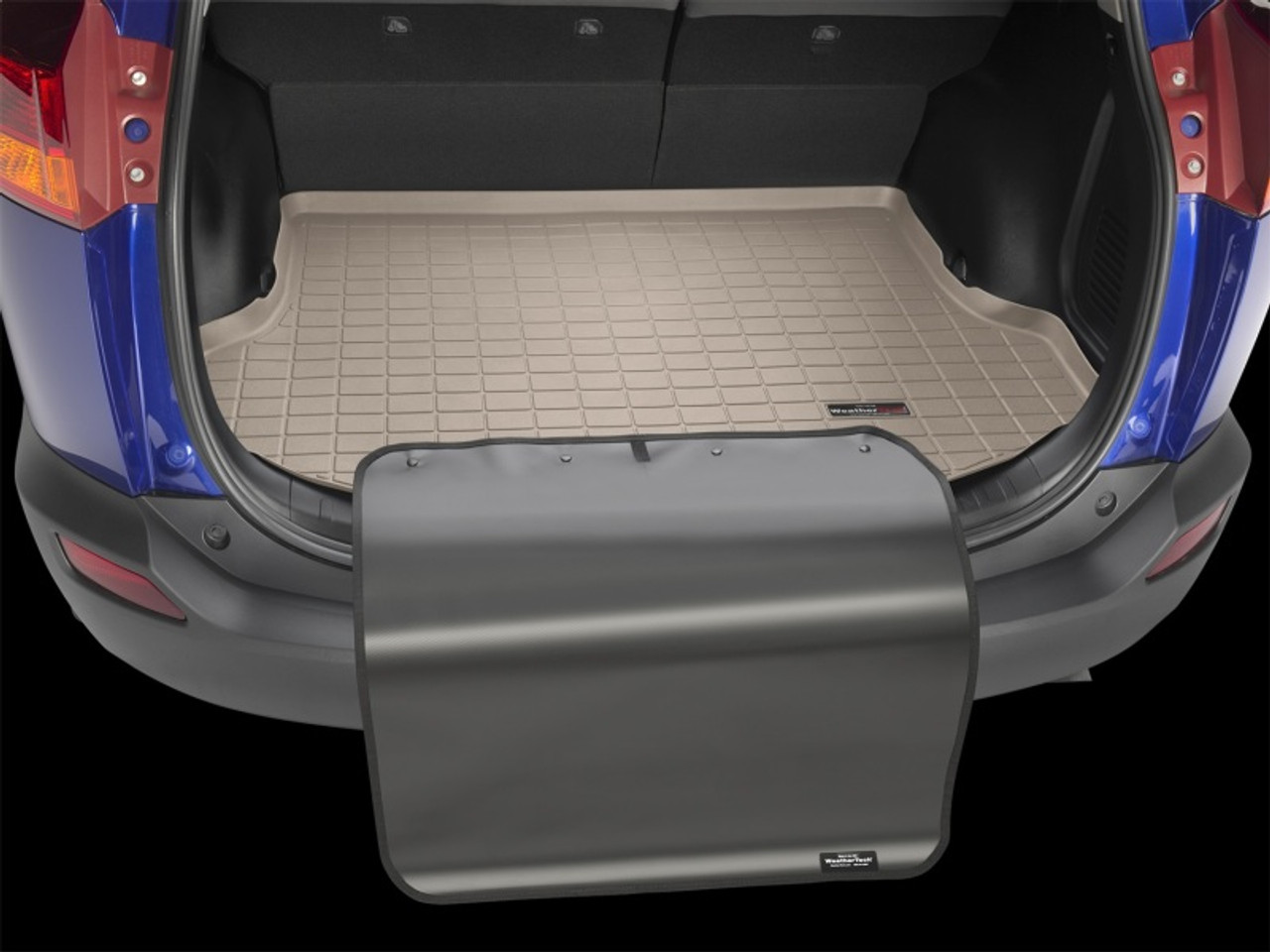WeatherTech 2021+ Chevrolet TrailBlazer Cargo With Bumper Protector - Black - 401369SK Photo - Mounted