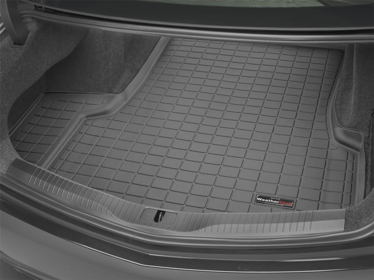 WeatherTech 2016+ Cadillac CT6 Cargo Liners - Black - 40889 Photo - Mounted