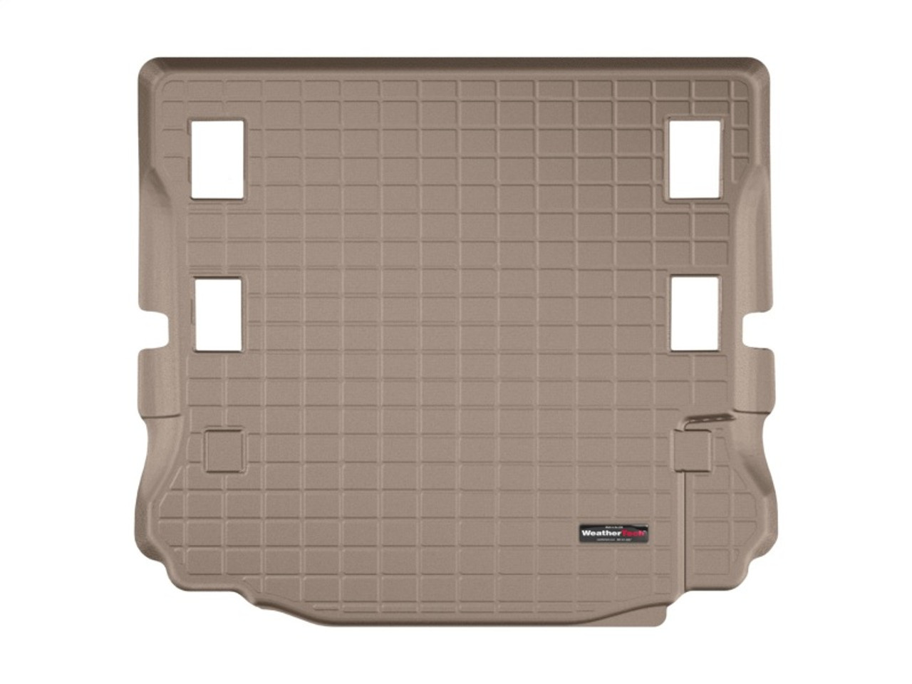 WeatherTech 07-14 Jeep Wrangler Cargo Liners - Tan - 411057 Photo - Unmounted