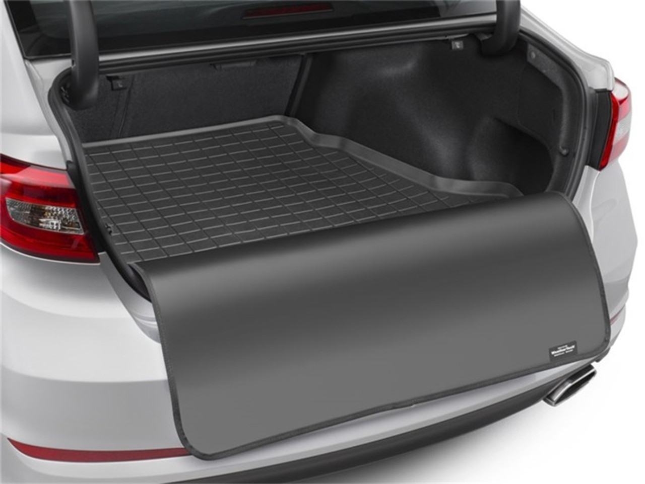 WeatherTech 2021+ Chevrolet TrailBlazer Cargo With Bumper Protector - Tan - 411369SK Photo - Mounted