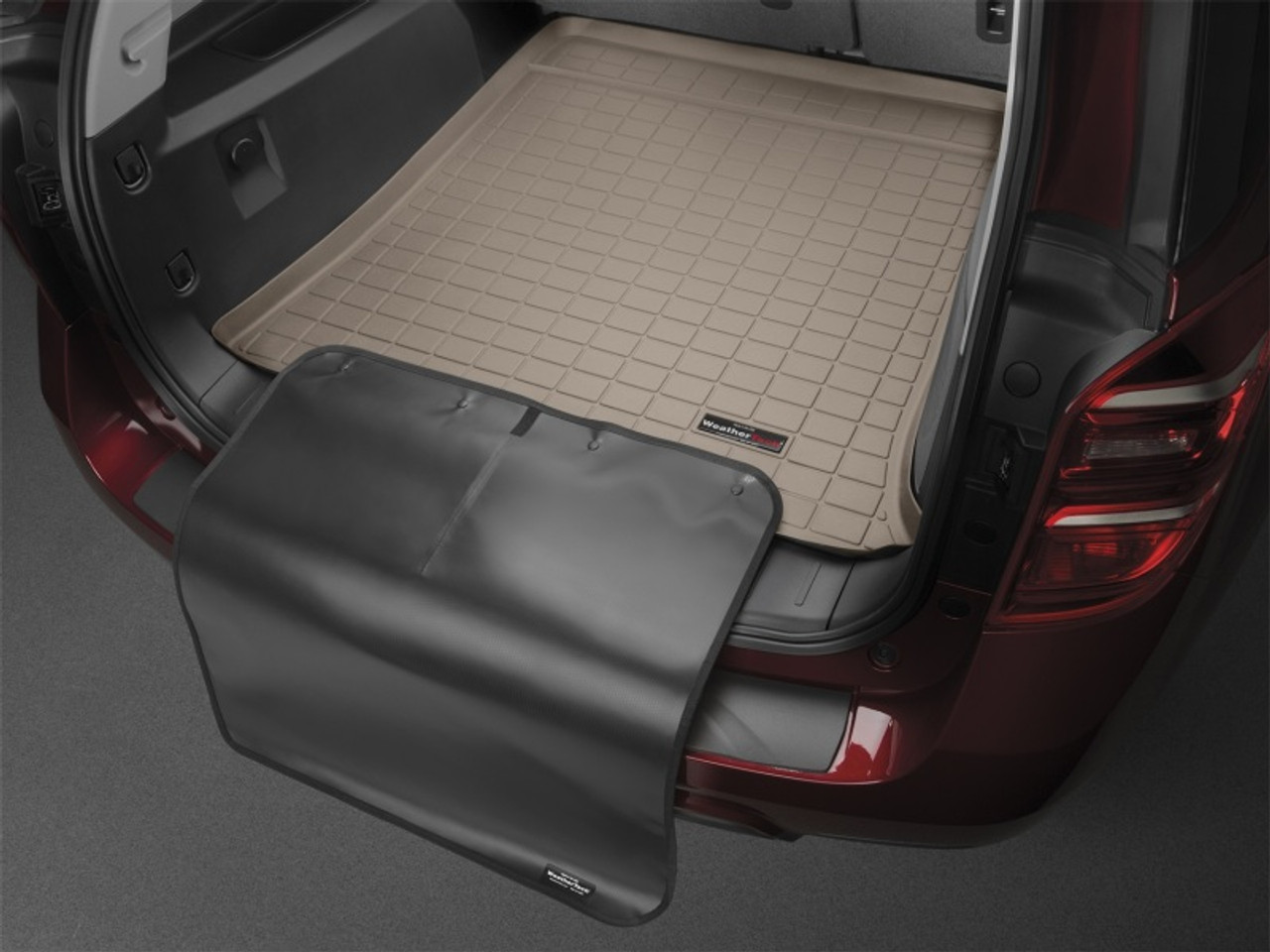 WeatherTech 2021+ BMW X5 45e Cargo With Bumper Protector - Tan - 411391SK Photo - Primary