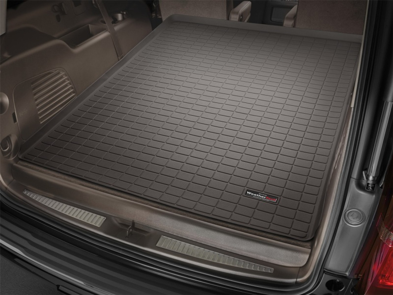 WeatherTech 14-19 Chevrolet Corvette Cargo Liners - Cocoa - 43673 Photo - Primary