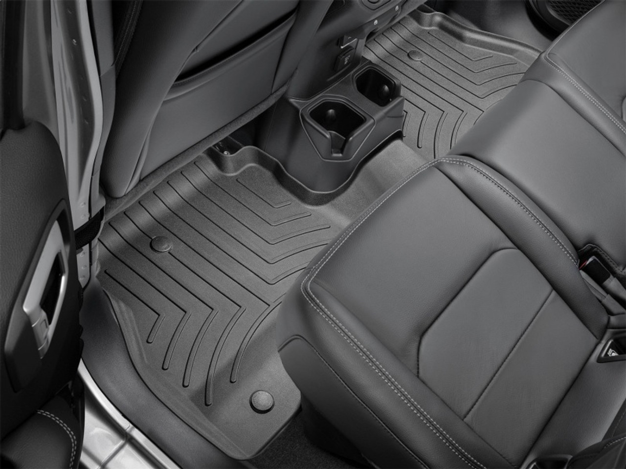 WeatherTech 21-22 Jaguar E-Pace Rear FloorLiner - Black - 4416862 Photo - Primary