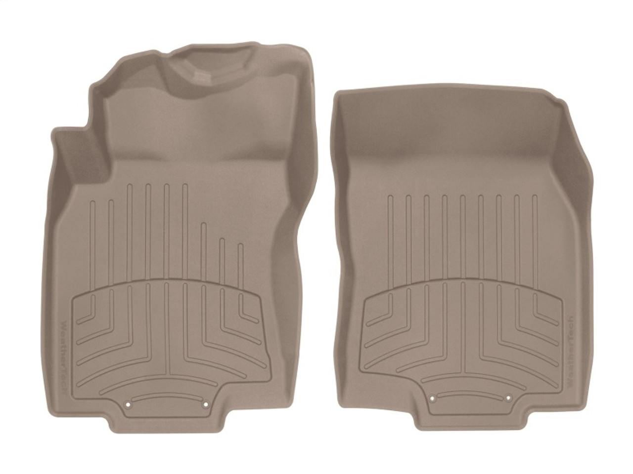 WeatherTech 2014+ Nissan Rogue Front FloorLiner HP - Tan - 456301IM Photo - Primary