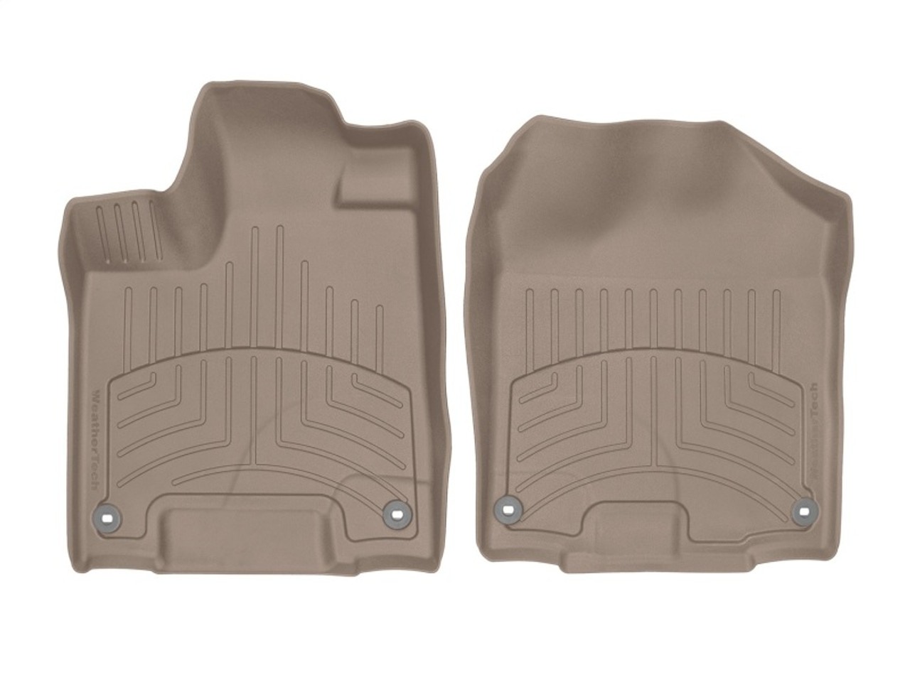 WeatherTech 2016+ Honda Pilot Front FloorLiner HP - Tan - 458391IM Photo - Primary