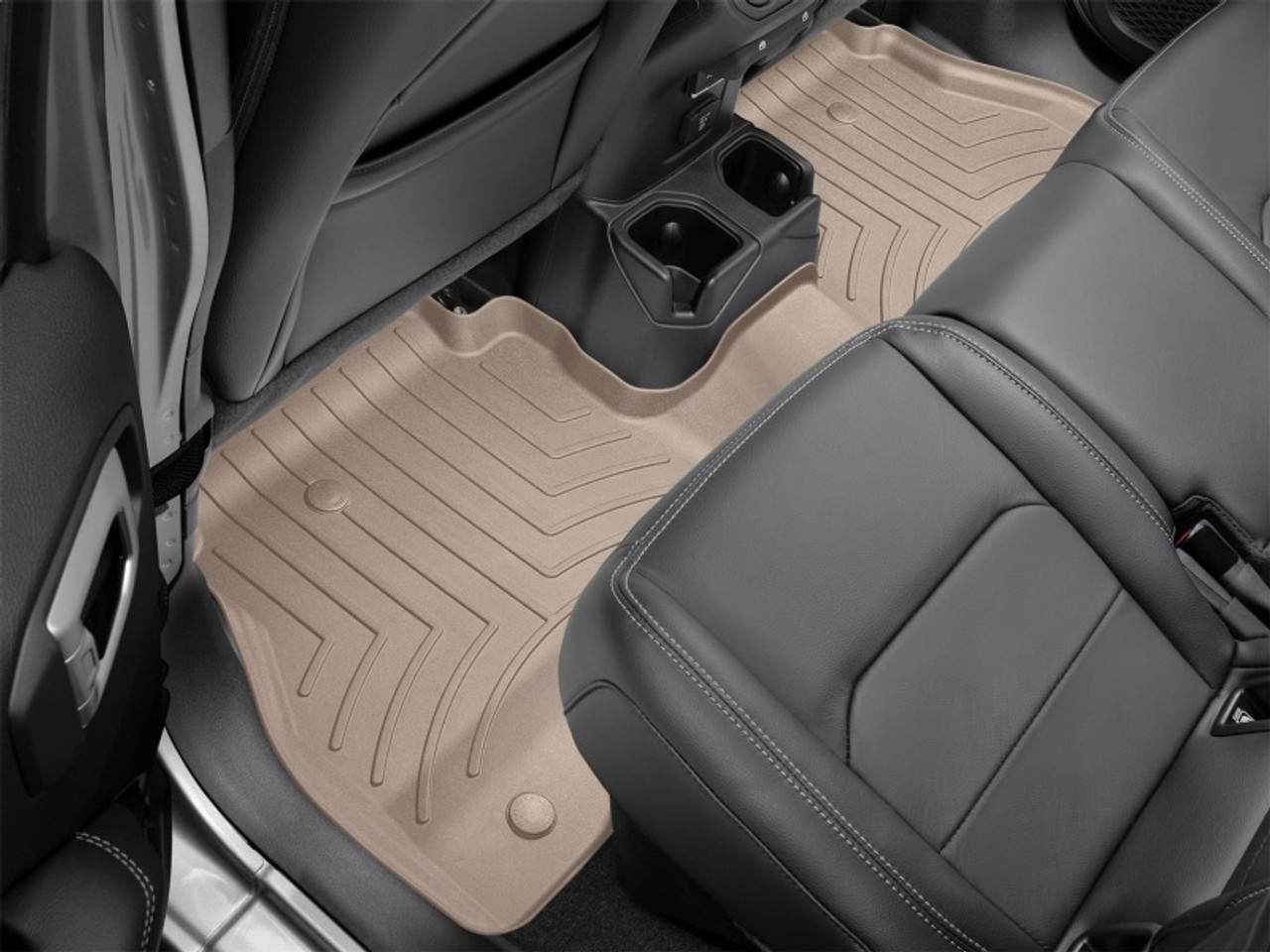 WeatherTech 16-21 Honda Pilot Rear FloorLiner HP - Tan - 458392IM Photo - Primary