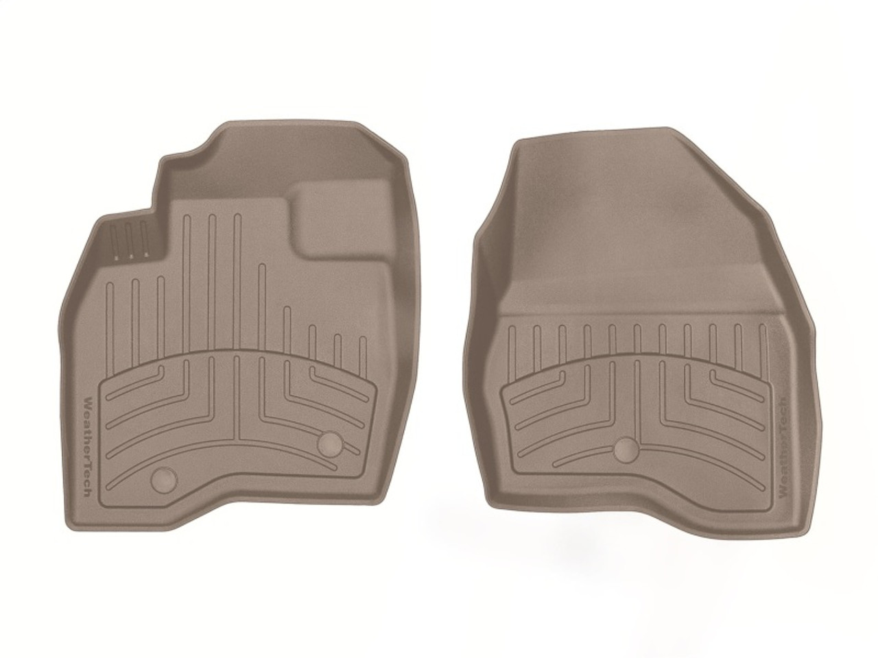 WeatherTech 2017+ Ford Explorer Front FloorLiner HP - Tan - 459811IM Photo - Primary