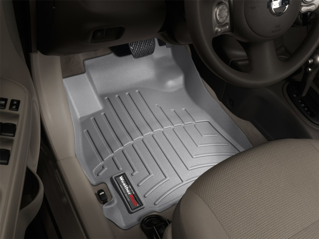 WeatherTech 2015+ Ferrari California T Front FloorLiner - Grey - 467941 Photo - Primary
