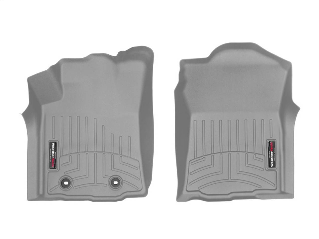 WeatherTech 2016+ Toyota Tacoma Front FloorLiner - Grey - 468721 Photo - Unmounted