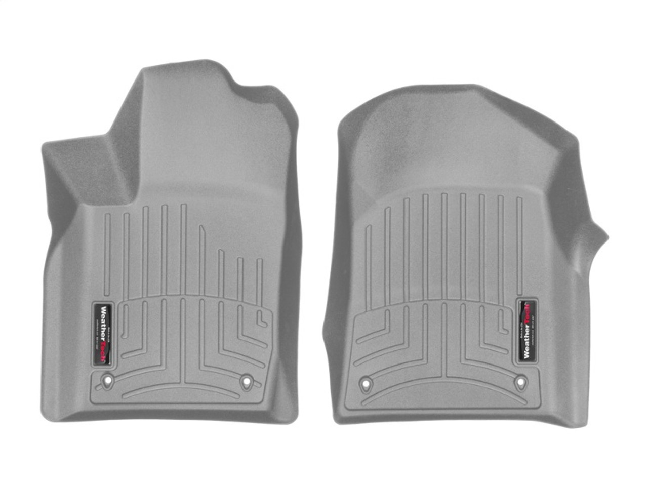 WeatherTech 2015+ Jeep Grand Cherokee Front FloorLiner - Grey - 468751 Photo - Unmounted
