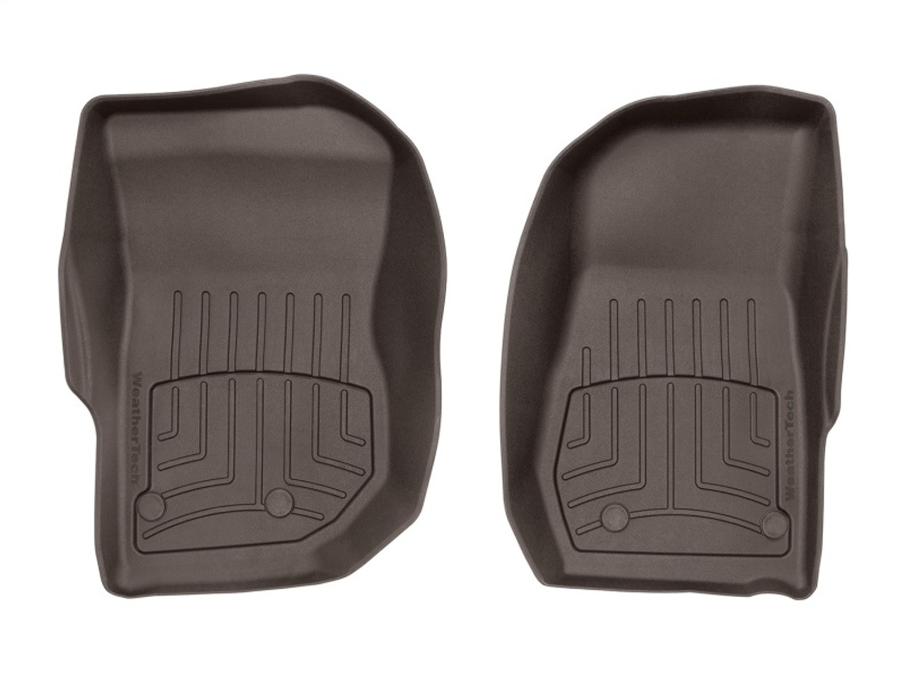 WeatherTech 14-17 Jeep Wrangler Front FloorLiner HP - Cocoa - 475731IM Photo - Primary