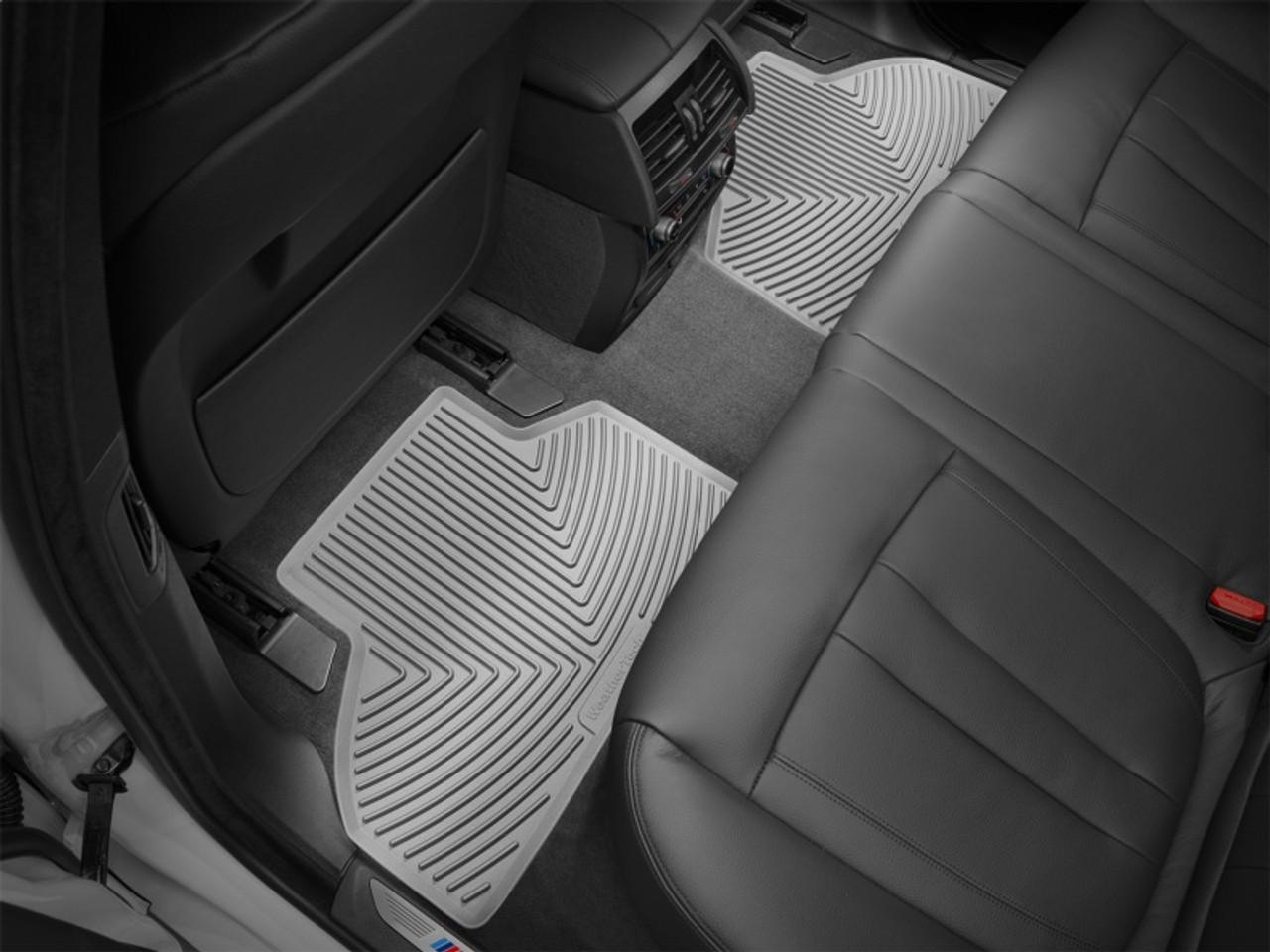 WeatherTech 14-15 BMW X5 Rear Rubber Mats - Grey - W326GR Photo - Mounted
