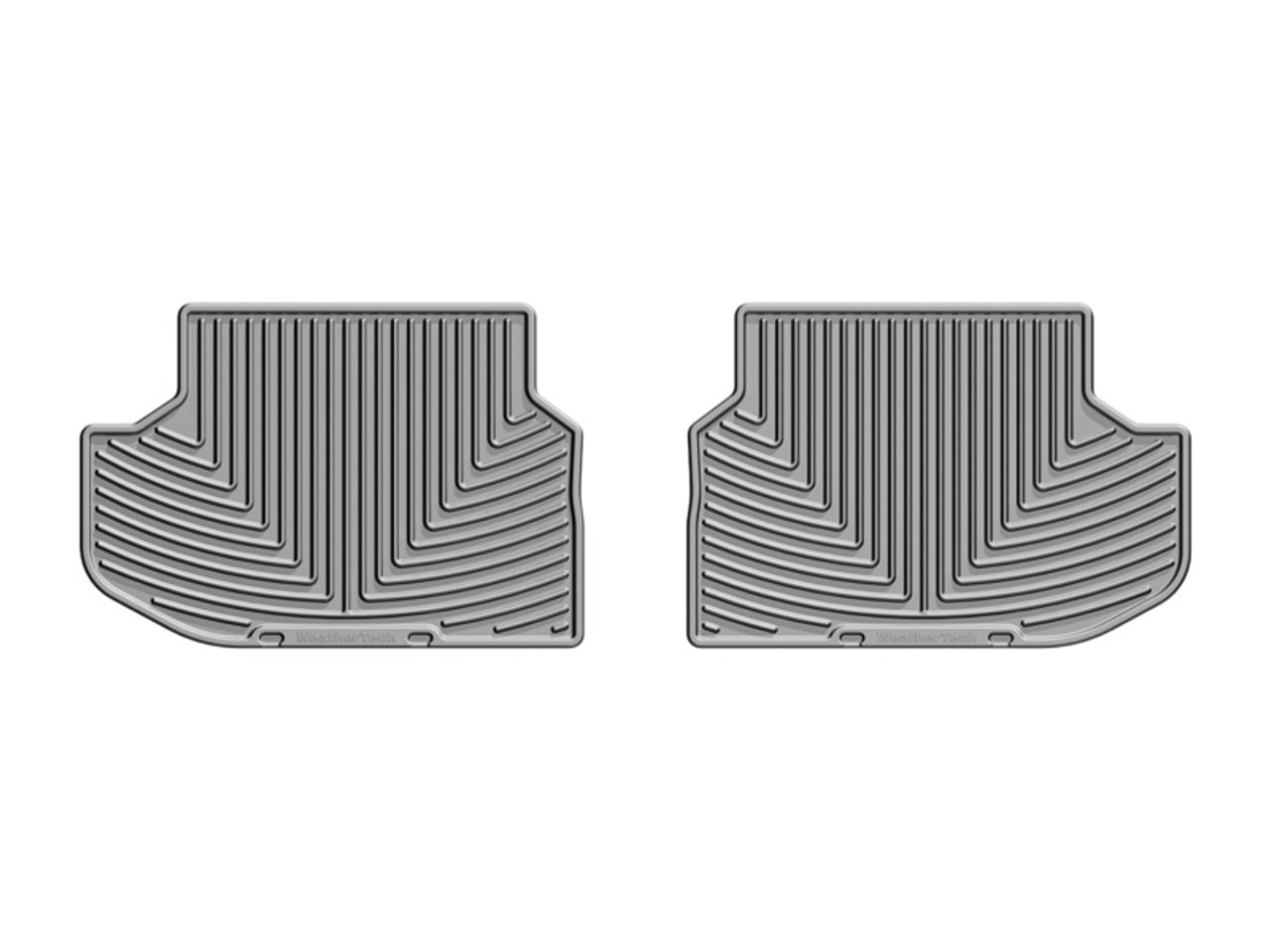 WeatherTech 14-16 BMW 5-Series Rear Rubber Mats - Grey - W331GR Photo - Primary