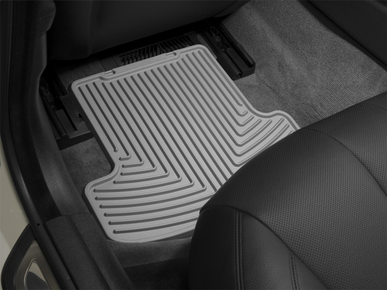 WeatherTech 14-16 BMW 5-Series Rear Rubber Mats - Grey - W331GR Photo - Primary