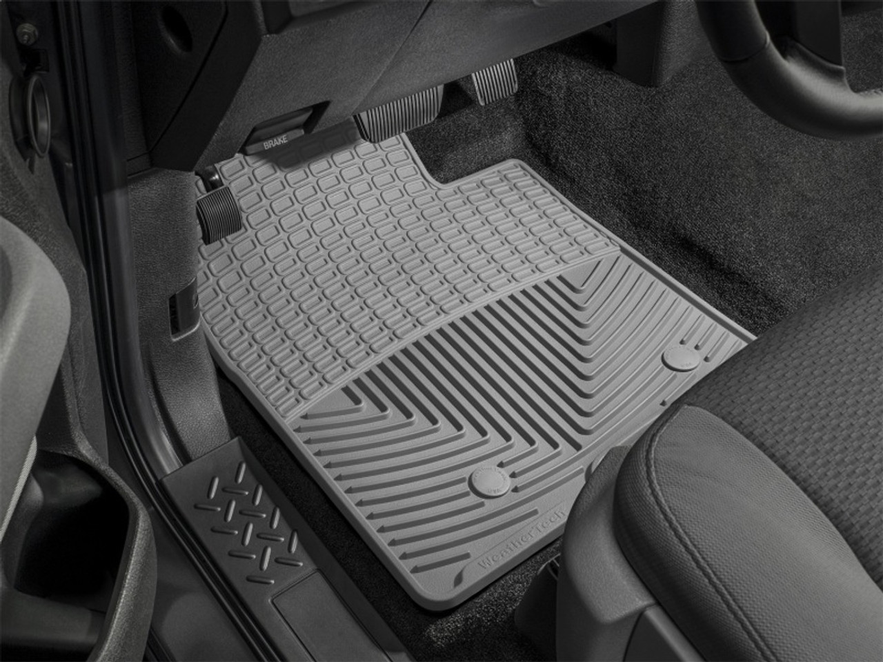 WeatherTech 2014+ Mercedes-Benz S-Class Front Rubber Mats - Grey - W351GR Photo - Primary