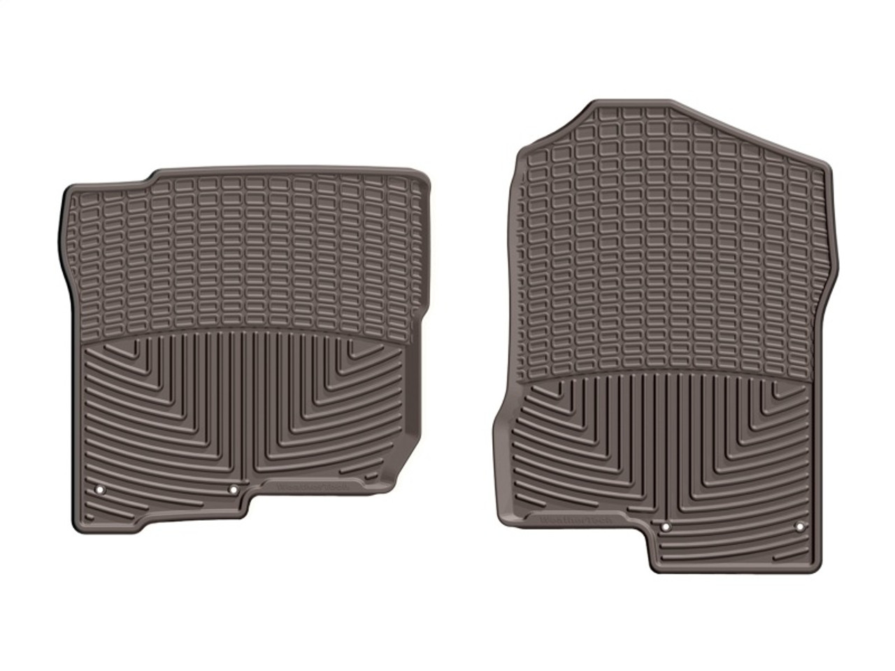 WeatherTech 2017+ Nissan Titan Front Rubber Mats - Cocoa - W455CO Photo - Primary