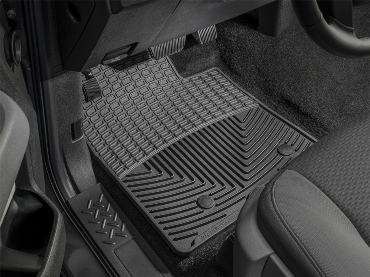 WeatherTech 08+ Nissan Frontier Rear Rubber Mats - Black - W505 Photo - Primary