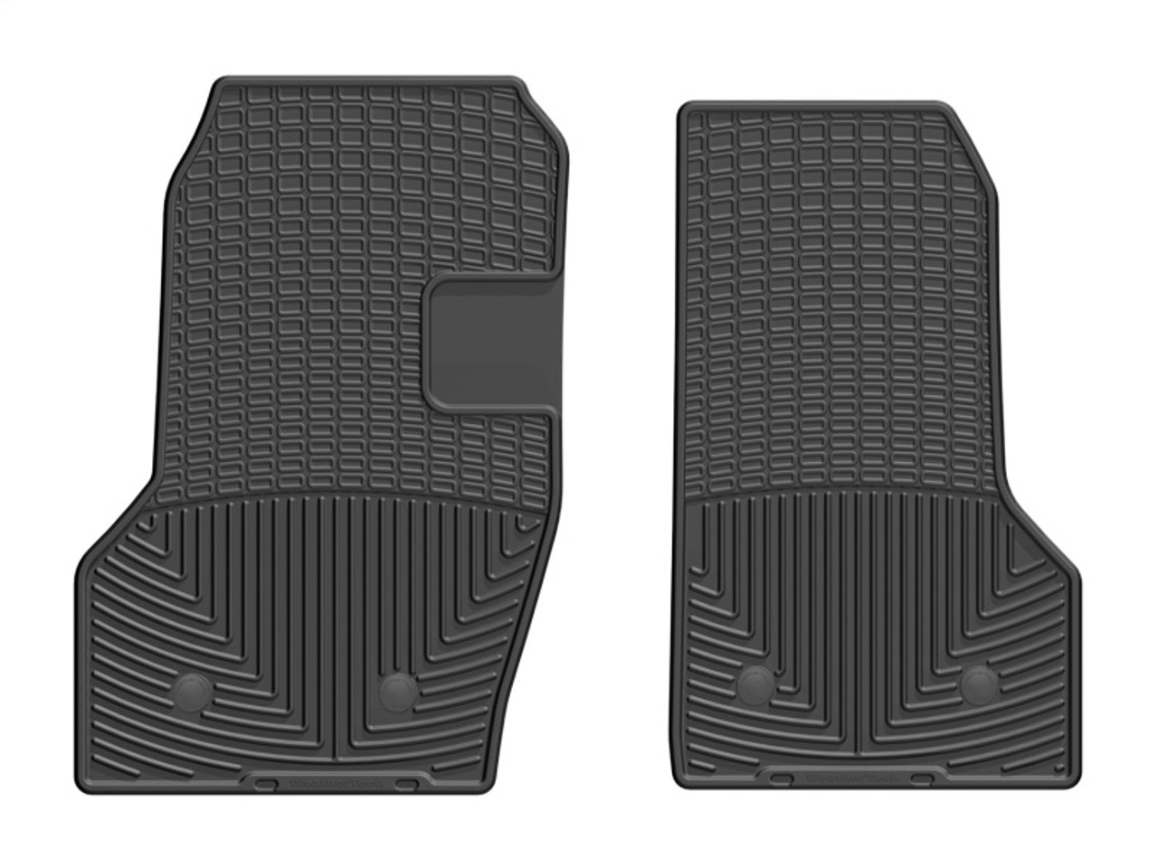 WeatherTech 04-15 Freightliner M2 Front Rubber Mats - Black - W539 Photo - Primary