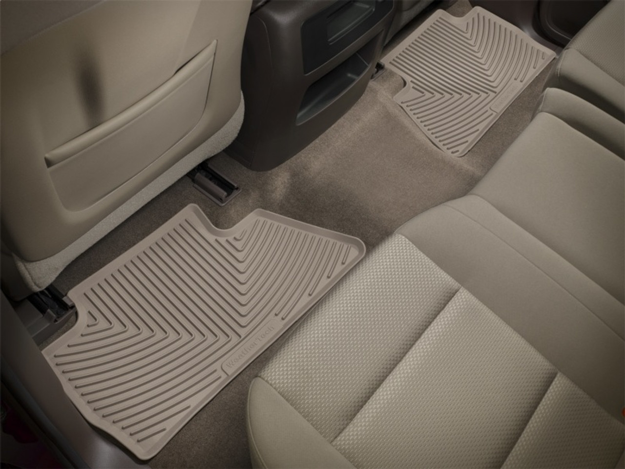 WeatherTech 2020-2022 Toyota Highlander Front Rubber Mats - Tan - W540TN Photo - Primary