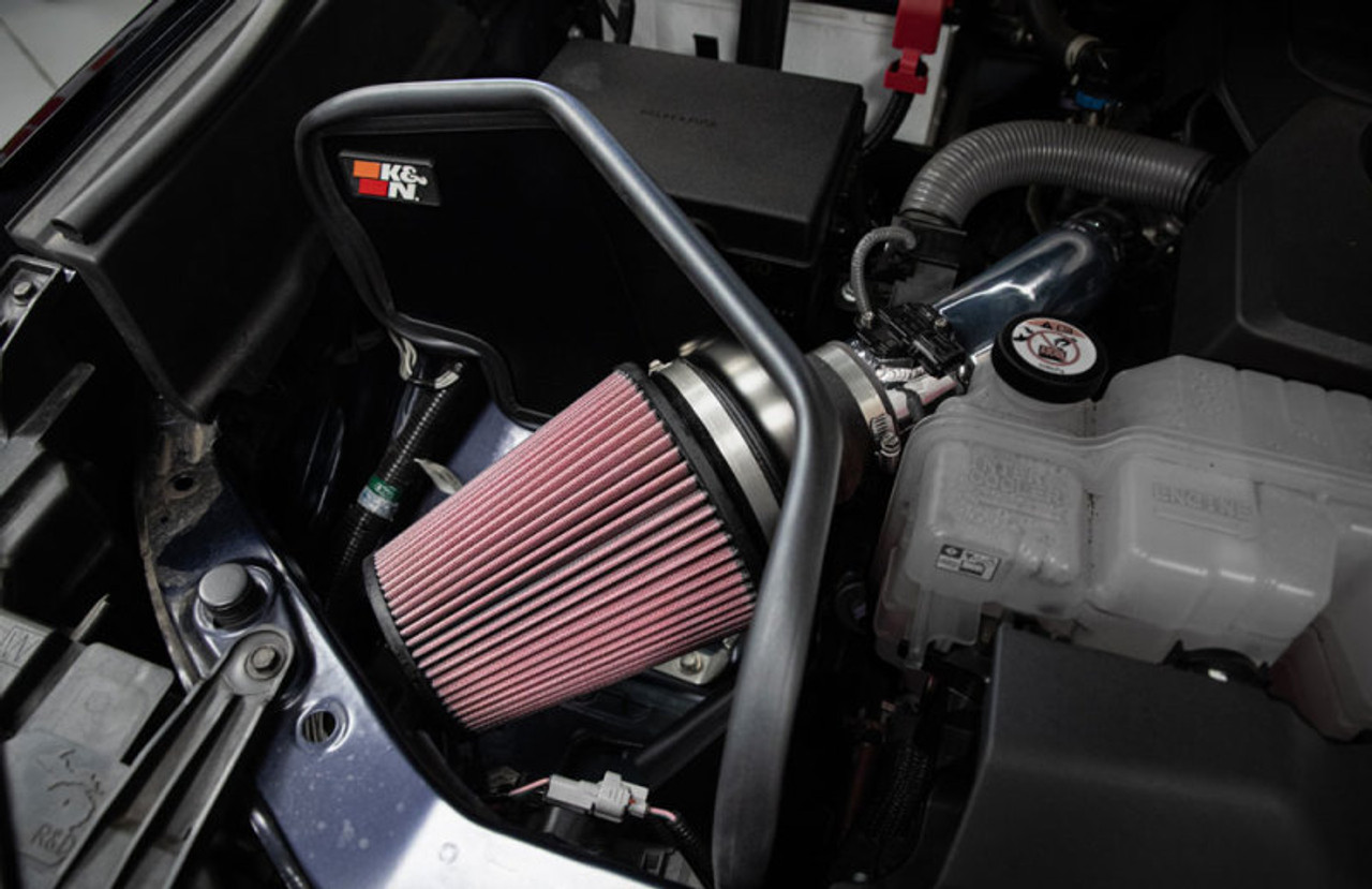 K&N 2022 Toyota Tundra V6-3.5L F/I Performance Air Intake System - 77-9042KP Photo - Mounted