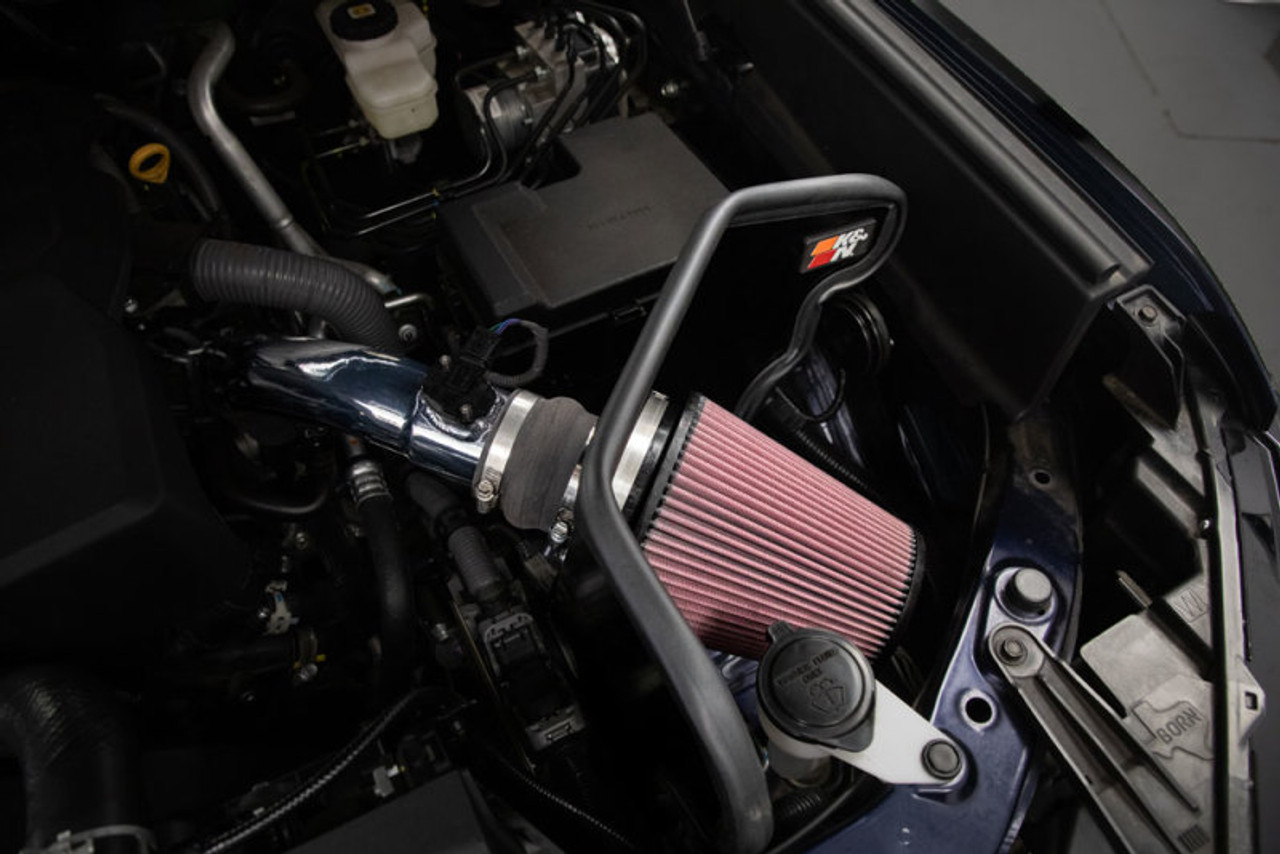 K&N 2022 Toyota Tundra V6-3.5L F/I Performance Air Intake System - 77-9042KP Photo - Mounted