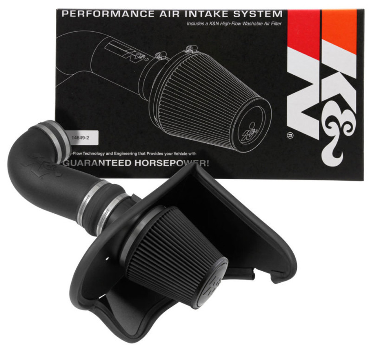 K&N 16-23 Chevrolet Camaro SS 6.2L V8 F/I Dryflow Performance Air Intake System - 30-3092 Photo - out of package
