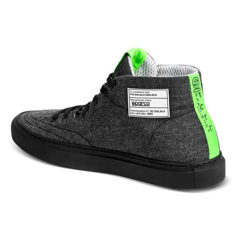 Sparco Shoe Futura Size 36 GRY/GRN - 0012A436GRVF Photo - Close Up